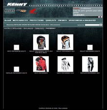 Un site e-commerce BtoB AspDotNetStoreFront pour Kenny Racing